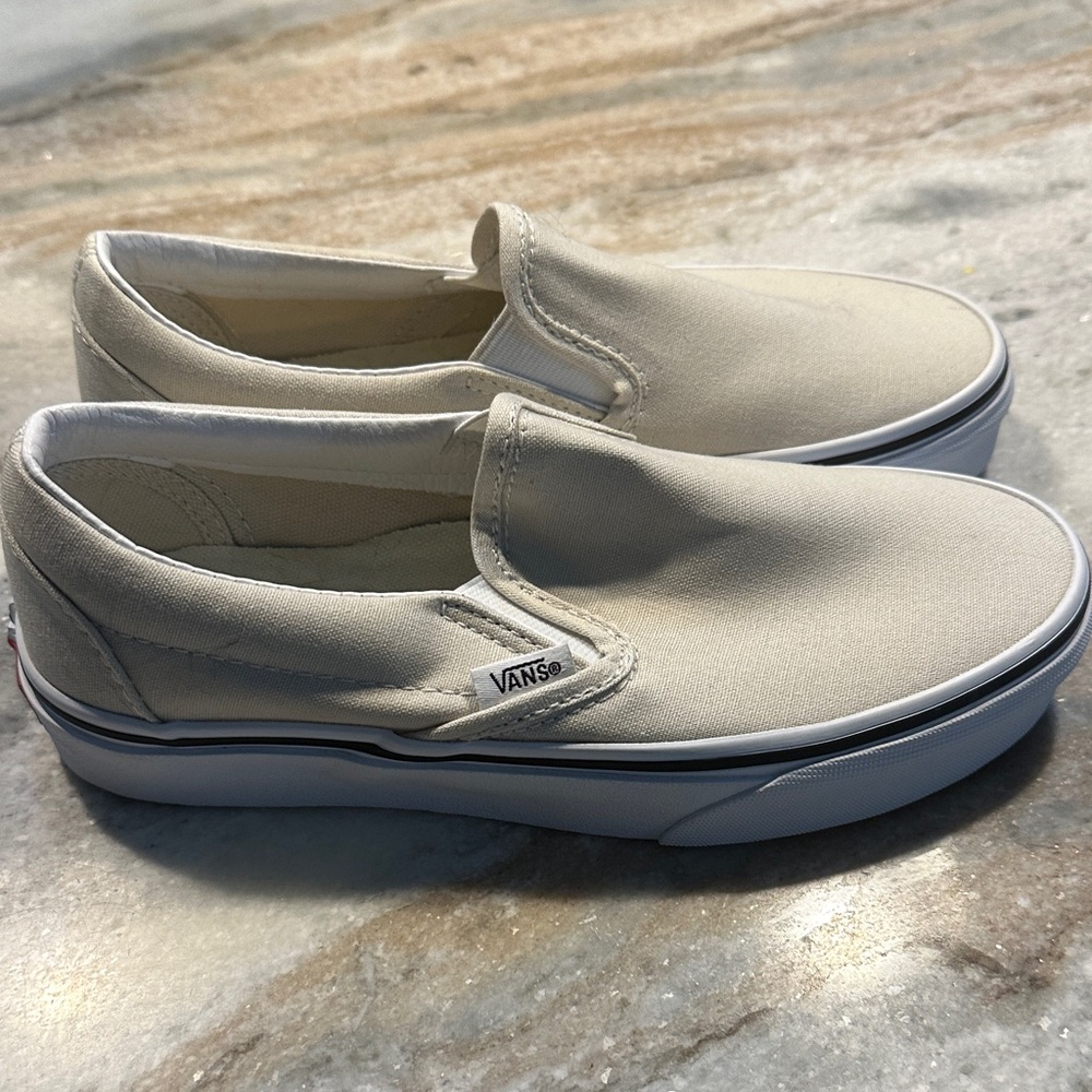 Vans Women's Slip-On Sneakers - Cream
